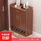 Home entrance 2025 new color entry multifunctional storage shoe cabinet large capacity simple shoe rack upgraded two doors and one drawer ancient sandalwood 60cm