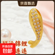 18K gold diamond koi pendant studded with diamonds, shining good luck gift for girlfriend’s birthday, yellow