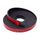Tamushi self-adhesive solid rubber strip self-adhesive rubber strip solid square strip glass shock-absorbing buffer strip back-adhesive rubber strip anti-slip rubber gasket sealing strip - width 25mmX thickness 3mm-2 meters