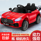 Stroller children's electric car four-wheel dual drive car for boys and girls with remote control toy car baby Ben 6v4 single drive red
