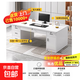 Desk simple modern household drawer cabinet with lock boss desk and chair combination office staff computer desk single seat five drawers and one cabinet 160*60*77CM