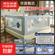 Bed fence, bed guardrail, baby crib bezel, baby anti-fall guardrail, vertical lifting and heightening reinforcement, three-sided installation 1.8m+2.0m+2.0m
