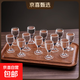 Liquor glass set, one-cup bullet shot glass, home restaurant glass shot glass, 6 pieces 16ml Maotai cup*12