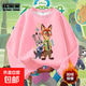 Crazy Animal Nick Judy plus velvet sweatshirt for boys and girls, autumn and winter round neck thickened top, pure cotton clothes for children and middle-aged children, pink sweatshirt style 3, pure cotton and velvet 12053 120
