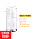 Aluminum alloy baking pan rack transparent closed multi-layer bread baking pan storage rack baking rack cart cake pan trolley 18-layer aluminum alloy sealed upgraded luxury model