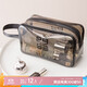 Jinghui Xichuang travel toiletry bag cosmetic bag bath waterproof fitness swimming storage bag portable storage bag transparent medium size