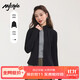 MJ STYLE Air Layer Slim Jacket Women's 2025 Autumn New Stand Collar Zipper Versatile Casual Slim Short Sports Top