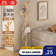 Yupin solid wood coat rack floor-standing clothes rack living room balcony bedroom clothes rack MJ68 triangle leg solid wood color