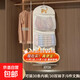 Dormitory wardrobe storage hanging bag wardrobe hanging wall rack underwear storage box storage bag storage bag three-layer hanging bag - increased capacity 1 pack