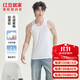 Hodohome Men's Pure Cotton Sleeveless Vest All Seasons Basic Undershirt Men White XL 175/100