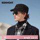 Kenmont men's hat flat-top hat outdoor four-season universal peaked hat British fashion casual travel hat km-2528