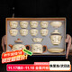 Xiduomi tea set complete set Kung Fu tea set Ru kiln housewarming gift gift box teapot cover bowl tea set ceramic Teacher's Day men