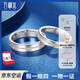 Wanfu Long Yuan Man Sheng pt950 couple ring genuine platinum engagement ring for men and women birthday gift 2025 new model No. 20-3.88g