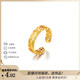 XUPING Xuping jewelry has fashionable temperament, simple and high-end sense, commuting copper coin ring as a gift for girlfriend #8k