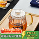 Mesni thickened glass teapot glass tea infuser filter teapot kung fu tea set