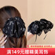 Chimera (CHIMERA) butterfly streamer hairpin showing hair volume, lazy hair grabber at the back of the head, half-tied ponytail hairpin hairpin girl birthday gift