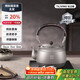 TILIVING Titanium Liwei pure titanium outdoor tea set set around the stove teapot portable kettle teapot complete set