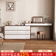 Qiuke solid wood dressing table and drawer cabinet integrated bedroom antique style dressing table storage cabinet large capacity storage cabinet dressing table