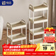 Yupin trolley storage rack kitchen bedroom floor-standing multi-layer snack baby products storage rack dormitory ZW52 four-story