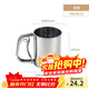 FOR BAKE semi-automatic handheld flour sieve filter mesh baking tool leaking mesh cup type sugar powder spreader double mesh flour sieve FB59612