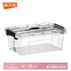 Xitianlong plastic transparent storage box clothing storage box toy storage box outer volume 20L 41.7*30*16.5cm