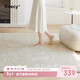 Keecy solid color carpet home coffee table living room cream style ins bedroom living room edge carpet