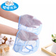 Xishu Premium Neugeborene Babywindeln, Senfkörner, Netz, atmungsaktiv, waschbarer Babywindeln, Sommerwindeln, feste Stoffwindeln, Snap-Taste verbessert, intelligent blau, 2-Pack, S-Code (geeignet für 6-12 Jin [Jin gleich 0,5 kg])
