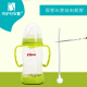 Installed with Pigeon wide-caliber baby bottle accessories newborn Pigeon glass bottle universal straw handle baby ppsu plastic silicone automatic gravity ball handle anti-flatulence