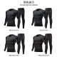 Zhengbao tights winter basketball uniform suit men's two-piece quick-drying plus velvet tights training clothing plus velvet fitness clothing sports suit compression clothing suit with black edges and velvet For other matching options, please contact customer service