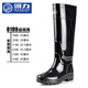 Reliable medium tube winter plus velvet men's rain boots anti-slip rubber shoes men's rain boots waterproof shoes overshoes 838 medium tube 42
