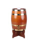 5L-225L vertical style oak wine barrel grape red wine barrel wooden white wine barrel wooden barrel decoration 20L vertical natural color aluminum foil liner wine barrel