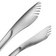 LUCUKU 304 stainless steel food tongs, steak tongs, thickened buffet barbecue bread tongs, hotel food tongs