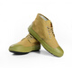 Safety brand (AN QUAN PAI) insulated shoes 5KV electrician shoes Labor protection work breathable canvas liberating shoes Z005 Military green high-top men and women 42