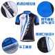 Cycling clothing short-sleeved men's suit spring and summer tops T-shirt short pants quick-drying breathable outdoor sports mountain bike equipment speed blue XXL