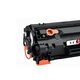 京呈CB436A硒鼓适用惠普p1505n M1120 1550粉盒M1522nf CB412A激光打印机 【2500页】CB436A 易加粉黑色硒鼓/支