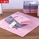 Gold number pure cotton Miffy cartoon couple, children and ladies face towel, bath towel, kindergarten square towel, travel towel, sweat towel, handkerchief towel, soft and absorbent 36*34CM, purple and gray 2 pieces