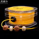 Veena silk braided thread, Wenwan thread, wear-resistant and non-elastic Buddha bead thread, bracelet rope, jade thread, Vajra star and moon bodhi beaded rope, golden yellow, double box of Veena silk A thread 1.0