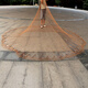 St. Ruian's old-fashioned hand-thrown traditional hand-thrown net tire line catching fishing net rotating net throwing net tire line 2 fingers 3 meters high - 4 meters in diameter
