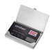 Vanle Denmark stainless steel business card holder creative simple men's business card box exquisite business gift custom logo