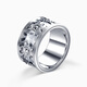 Pt.Charm platinum ring men's pt950 platinum men's ring gear ring rotating ring if not in stock can be customized 22g as an example