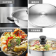 SUPOR 304 stainless steel compound bottom soup pot hot pot 30CM gas stove open flame induction cooker universal 5.3L (suitable for 3-6 people) ET30BS01- 30cm