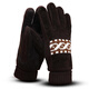 Bovonik Winter Warm Gloves Plus Velvet Thickened Student Outdoor Cycling Cycling Gloves Men's Cold and Windproof Gloves