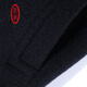 Ding Bronze Herrenjacke Herbst und Winterjacke Herren Wolljacke Top Slim Black Business Casual Stand Halsband Schnalle Schwarze Wolle 93,6% Kaschmir 4,2% 185