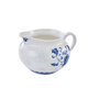 KAMJOVE blue and white porcelain Kung Fu tea set, tea cup, teapot, Sancai bowl tea set KP-95 exquisite peony style