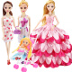 Ozhijia Super Large Gift Box Fantasy Doll 3D Real Eyes Princess Doll Dress Up Doll Set Children's Toy Girl Birthday Gift