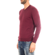 
Armani jeansAJ men's sweater spring and summer V-neck fashion trend simple comfortable versatile warm 8N6M826M29Z-N cotton wine red XL standard code