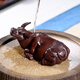 Xiyin Tao Mansion Yixing Zisha tea pet master Chen Hongjun's all-handmade zodiac cow tea pet tea play tea table can raise the bullish spirit---Handmade works of Chen Hongjun