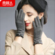 Antarktische Handschuhe für Frauen im Winter warmem Reiten und Fahren sowie samtiger kaltes Touchsbildschirm Frauenhandschuhe NW-510 Grau