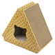Cat climbing frame, scratching board, corrugated paper three-dimensional cat nest, cat toy, cat jumping platform, claw grinding board, cat house, triangular flat cat house