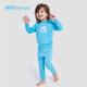 Little Blue Elephant hinos children's home clothes set boys and girls pajamas set four seasons baby underwear spring and autumn new children's clothes long-sleeved trousers (original Ximian) new four seasons 120
